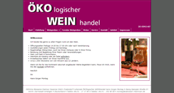 Desktop Screenshot of oekowein-rheinmain.de