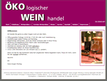 Tablet Screenshot of oekowein-rheinmain.de